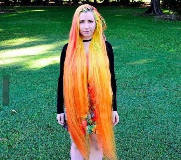 剪过|她一辈子没剪过头发,一直染发,解开头发后居然变成了这样