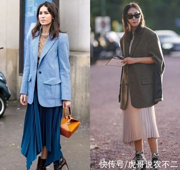 谁说40岁的女人不适合百褶裙？这么搭优雅又时尚，减龄不止一点