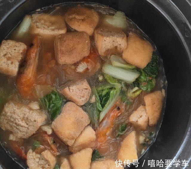 油豆腐粉丝煲,一家人吃得超满足