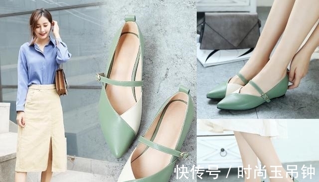 单鞋|快把你的高跟鞋丢掉,今年很流行“莫兰迪色”单鞋,上脚谁穿谁美
