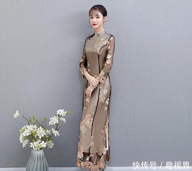 改良大气款,新颖独到,精美绝伦长旗袍!