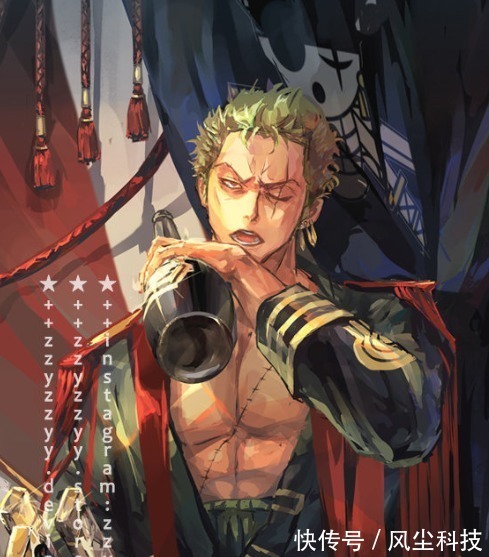 布鲁克|当海贼王主角们穿起制服,娜美身材诱人,山治变成严厉的长官