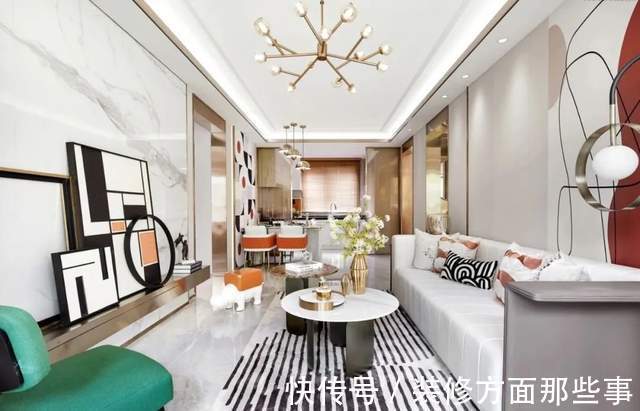 时尚|113平三室两厅轻奢风格,打造优雅的时尚典范