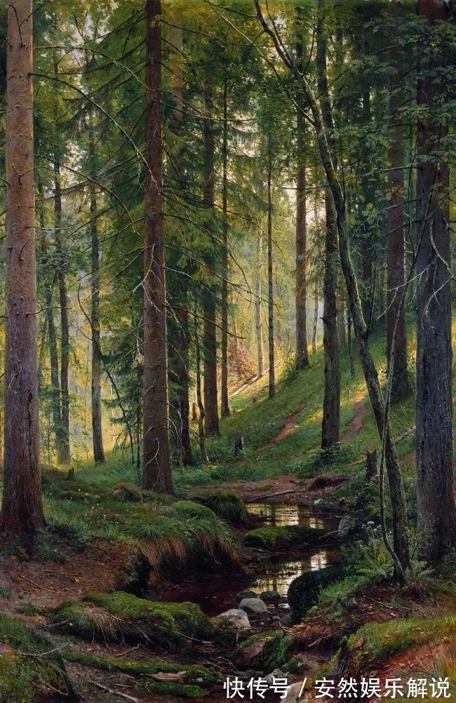 现实主义&俄罗斯杰出风景画家希施金的作品,诗一般的境界!