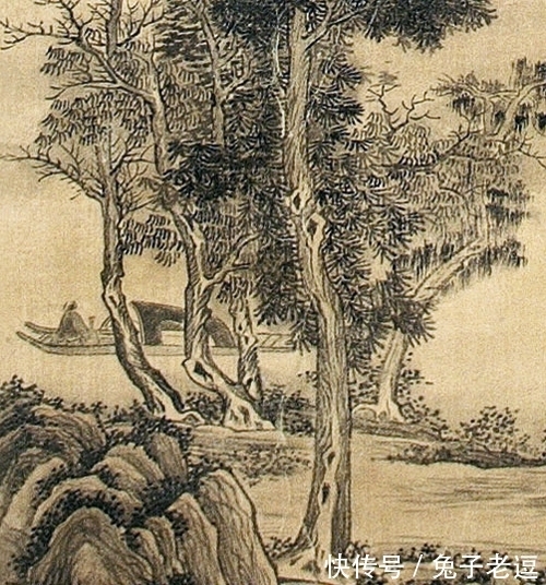 画家|画家转型期的作品,沈宗敬《山水诗意图》