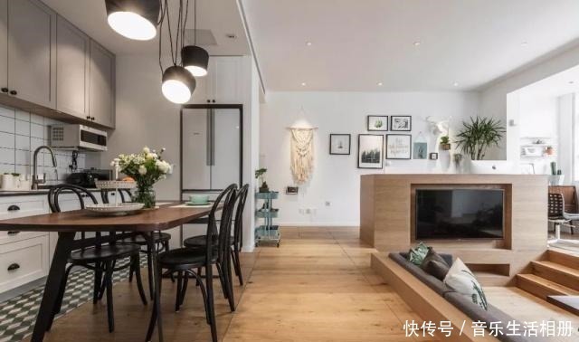 地台|60㎡小户型,地台抬高50公分后收纳能力绝了,整体效果极佳!