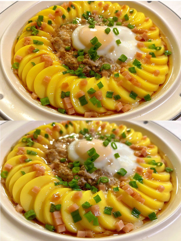 日本豆腐肉沫蒸蛋