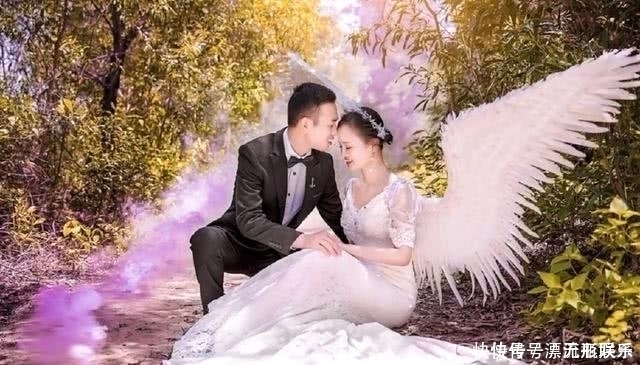 成片|奇闻:新人深山拍婚纱照,新娘背上20斤重的翅膀亮了,成片惊艳