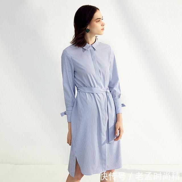 天丝 知性的衬衫连衣裙,既能单穿又可以当小外套,我最喜欢第5款