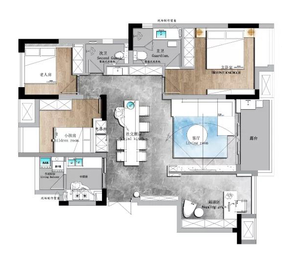 黑白灰|120㎡现代三居,经典时尚黑白灰,优雅中透出质感