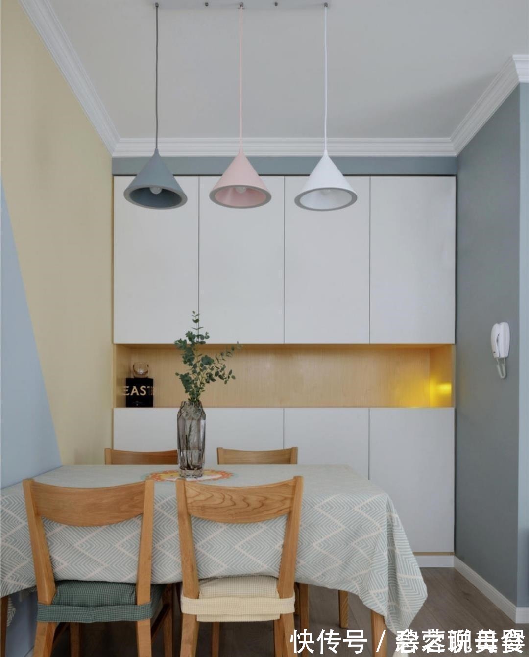 收纳|70㎡北欧两室,客厅不设收纳柜,随孩子任性玩耍!