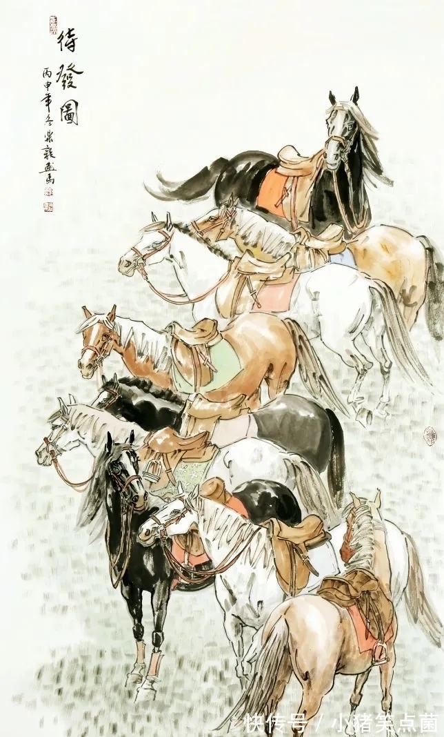人观|他笔下的骏马,作品不落俗套,让人观之如闻其声