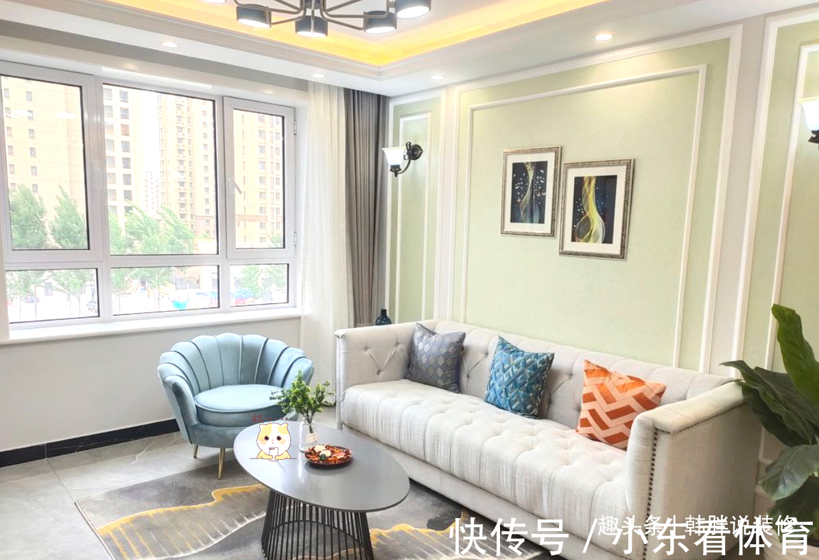 沙发|晒晒刚完工70㎡新房,这才是年轻人想要的装修,简洁好看又清新