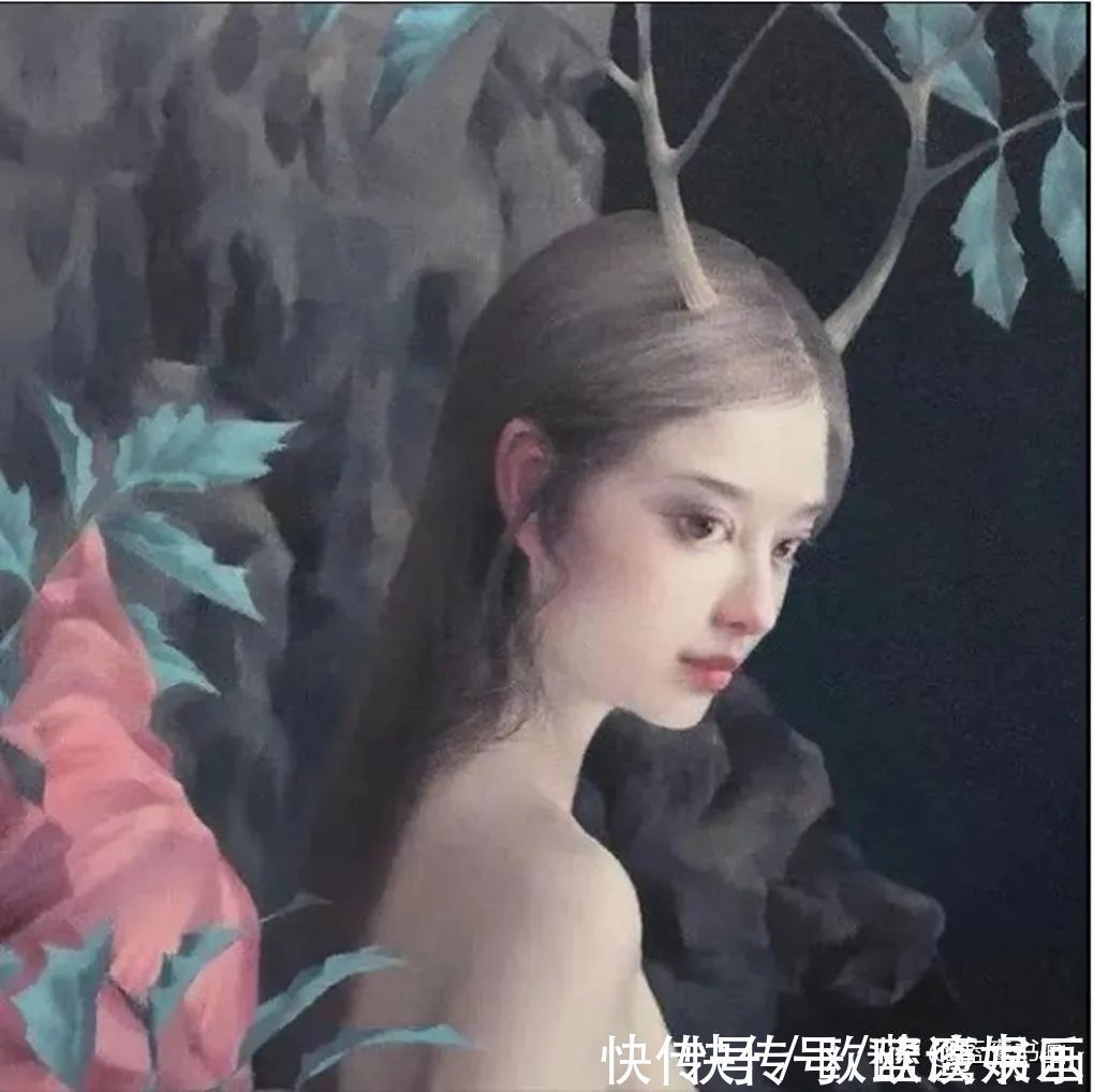 四川美术学院!80后艺术家,将西方油画意境发挥得淋漓尽致,看上去极具美感