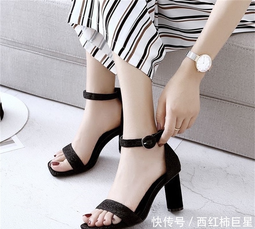 细跟鞋|高跟鞋混搭的时代,有魅力的凹凸身材