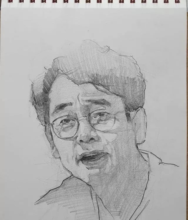 素描##尚唯美画室#大气的素描就是抓住大关系之后,细节你随意