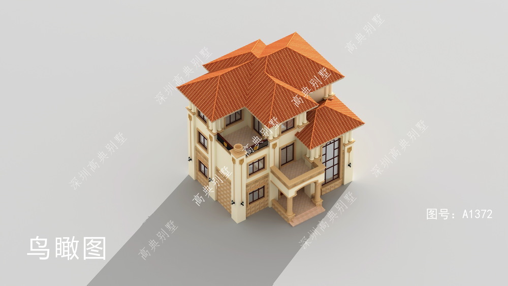 别墅|这款欧式三层别墅,整体简约时尚,经典不宜过时。