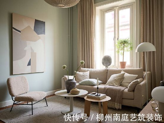 装修|采光差的房子怎样装修？白+绿搭配秒变增光效果