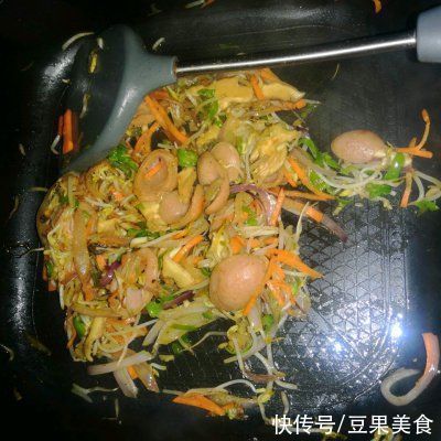  炒面|最常吃的家常菜，还属低热量，磨狗芽版炒面最诱人