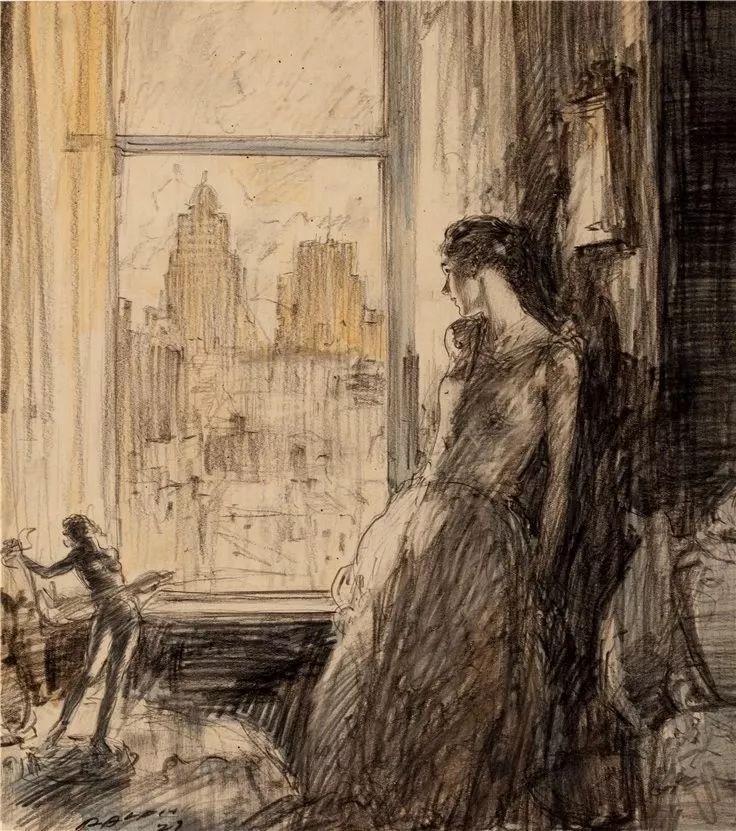 上流社会@美国最伟大的插画家,记录了上流社会的男男女女纸醉金迷的情景