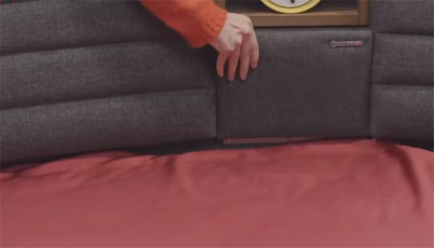 [保险箱]这张圆床太不务正业了！能放音乐能充电，中间竟还藏了个保险箱？