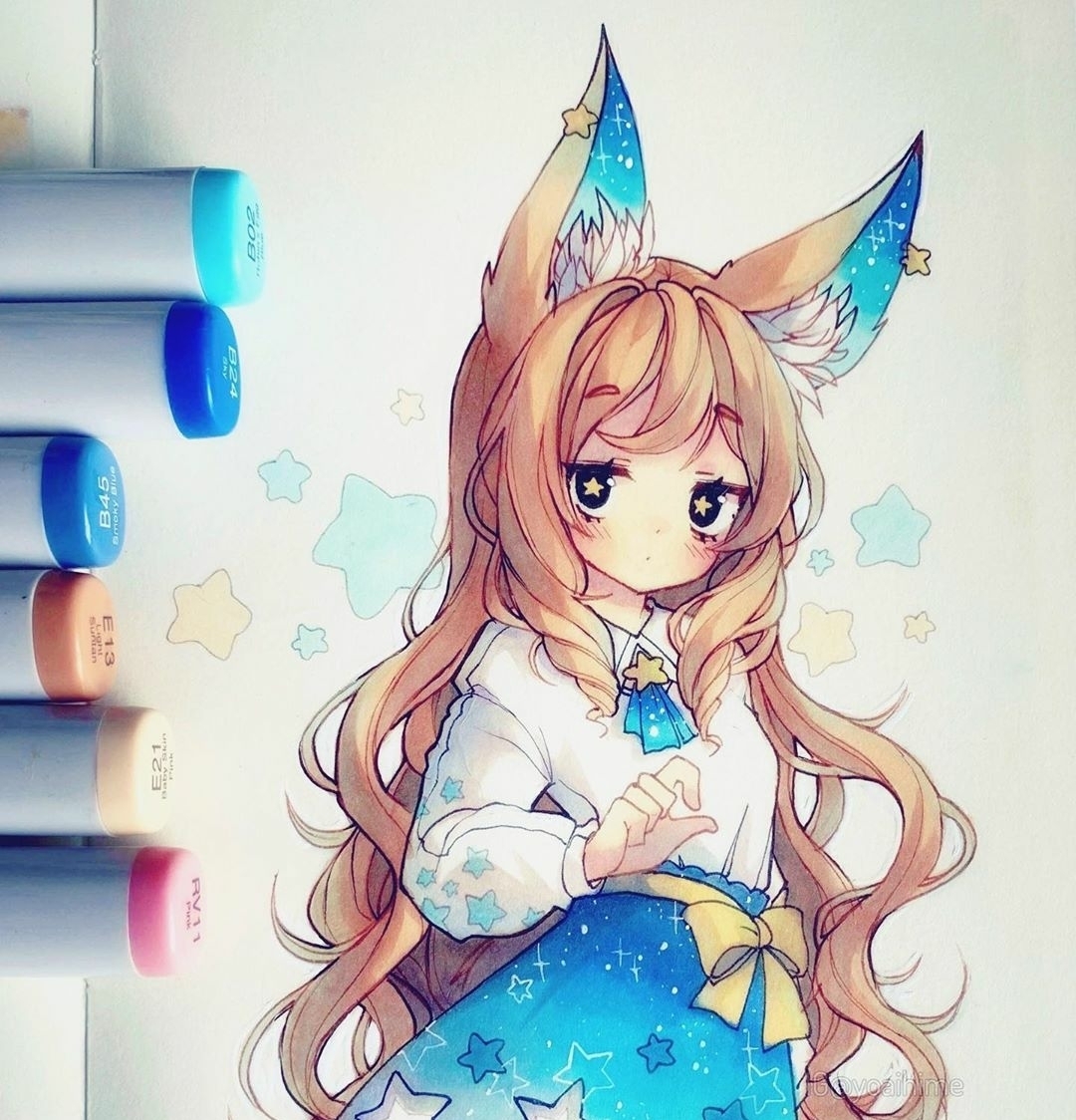 素材|马克笔动漫人物素材资料库,总有一张心仪的!