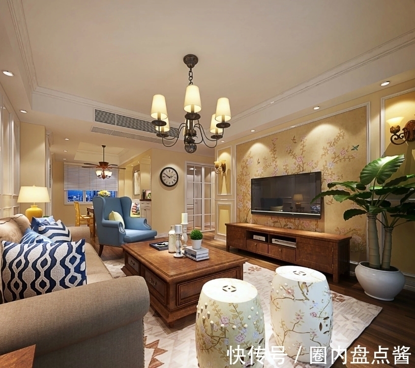 浅色系|现代饰材的使用,在灯光效果的表现下,使空间显得非常明亮光洁