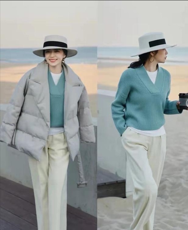 秋冬 年轻女孩子不会搭配,可以学学三木的搭配思路,四招即可显瘦显高