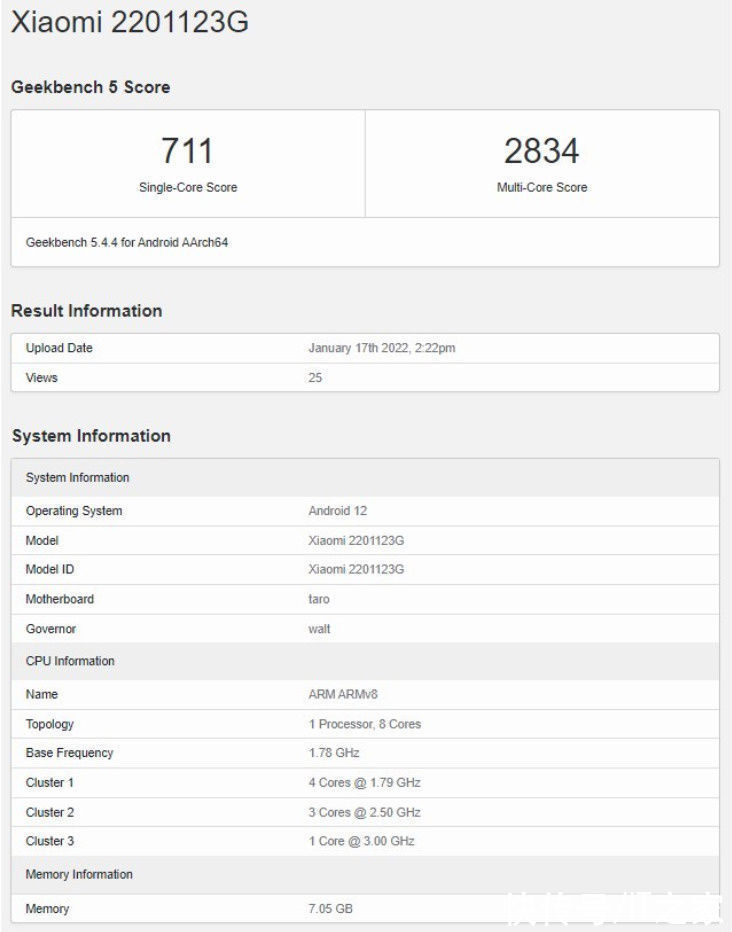 geekbench|小米 12 系列国际版发布在即，跑分在 Geekbench 亮相