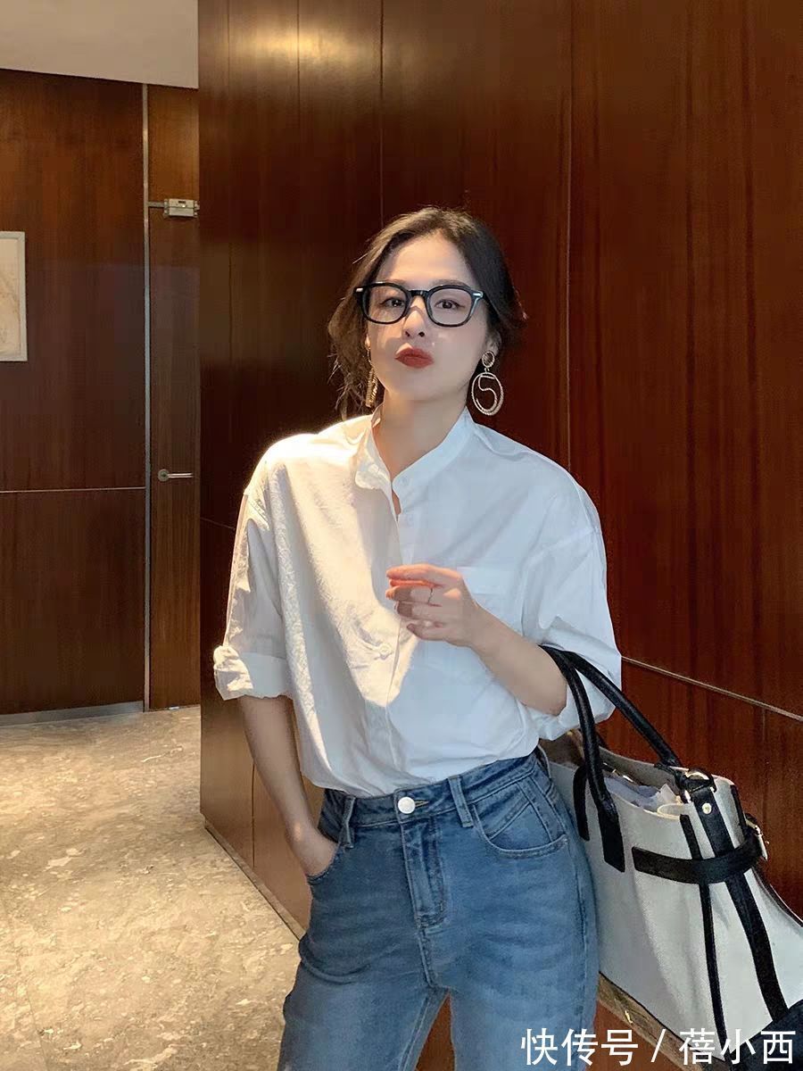 高腰裤|真正有品味的女生，穿“衬衫”从不随意，看这3种穿法就特别时髦