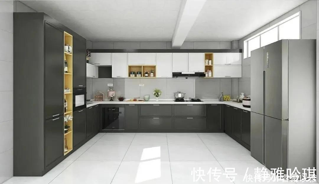 搭配|看上去一尘不染的厨房，大家都用了这几种配色~