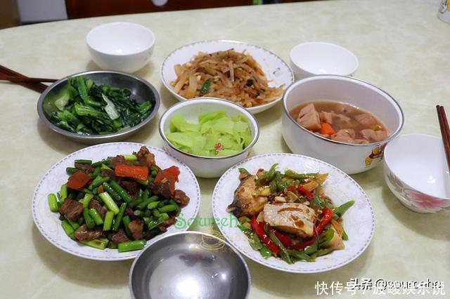 回婆家4天,每餐不一样,发个朋友圈,闺蜜:怪不得放假也不长肉