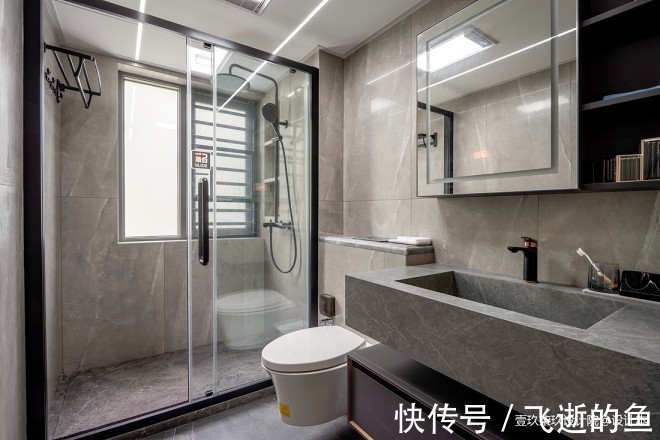 钢结构|127㎡客餐厨一体-洄游动线极简美家！