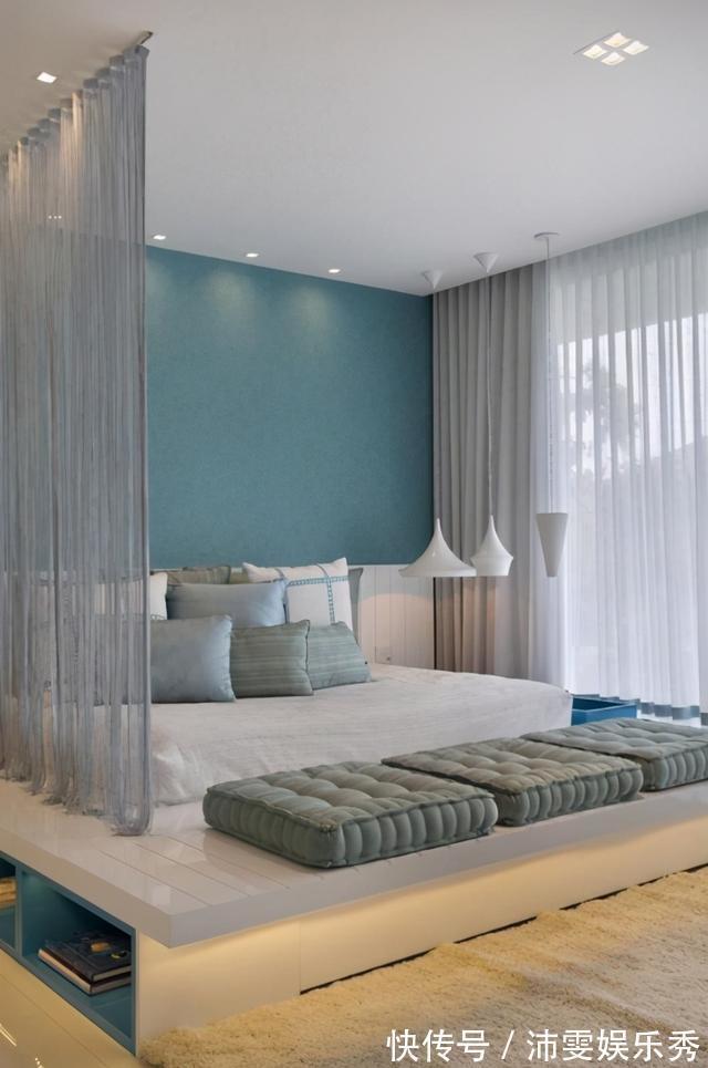 收纳床|常规榻榻米可以淘汰了，多打个台阶变成收纳床，还能多个休闲区