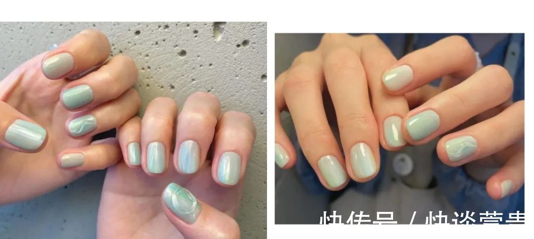 马卡龙|简约高级的冰透美甲,温柔水灵灵,日常百搭又知性