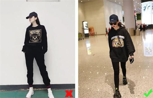 建议小个子女生，今年的卫衣“买短不买长”，遮肉显高还不拖沓