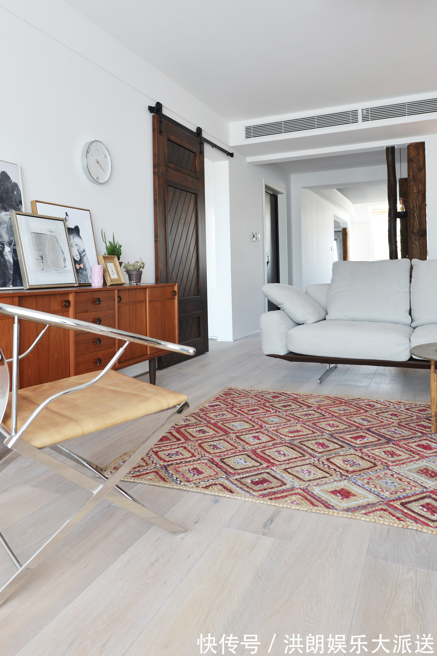 布艺|120平北欧风，简约布艺，木质为主的家具，仓古门的个性，自然美