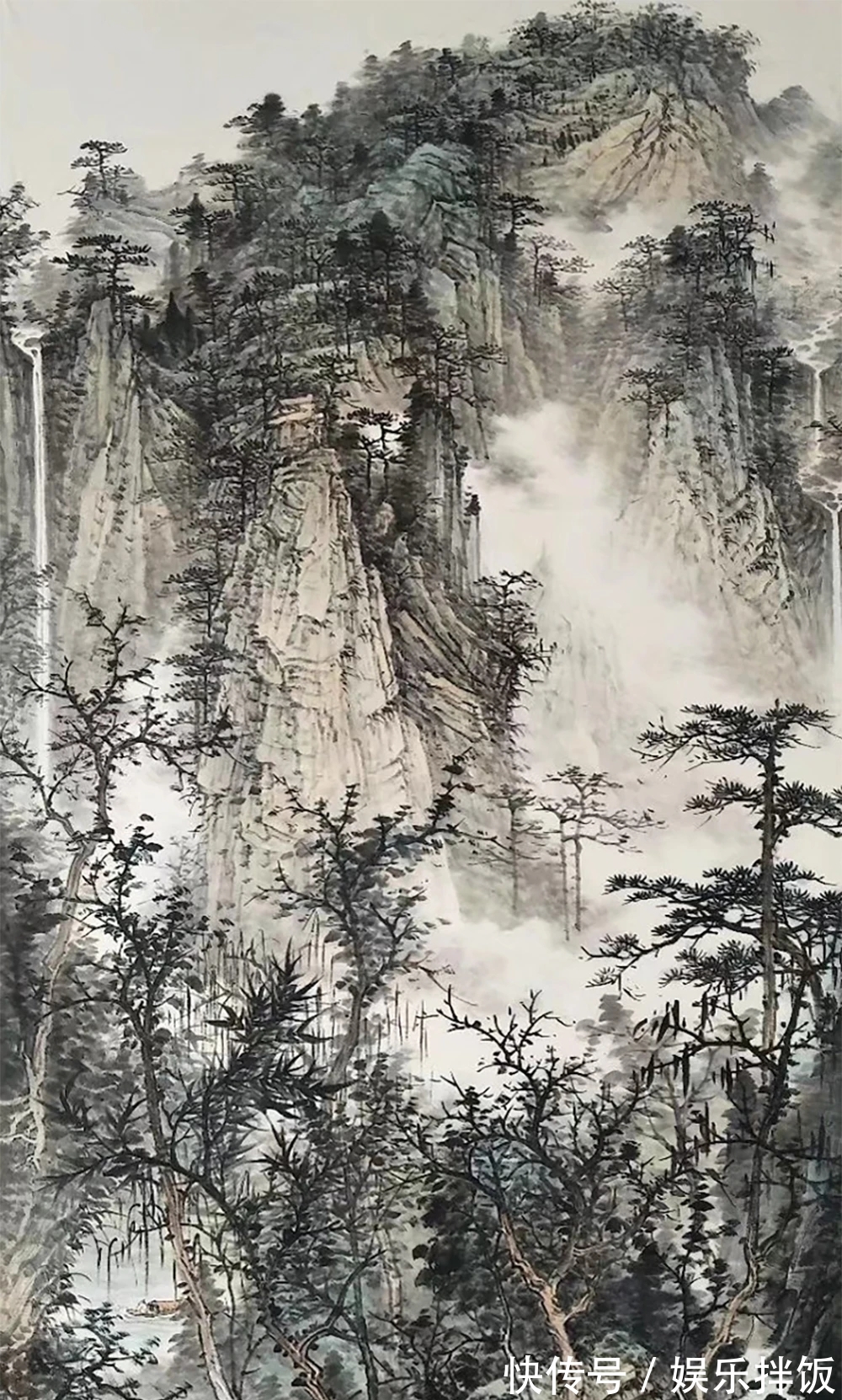 水墨！细腻俊秀｜从传统中走来，张钧水墨山水画