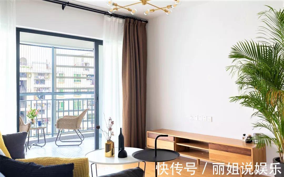原木|77平简约风格装修设计,开放式餐厨设计,晒到朋友圈却被赞爆了!