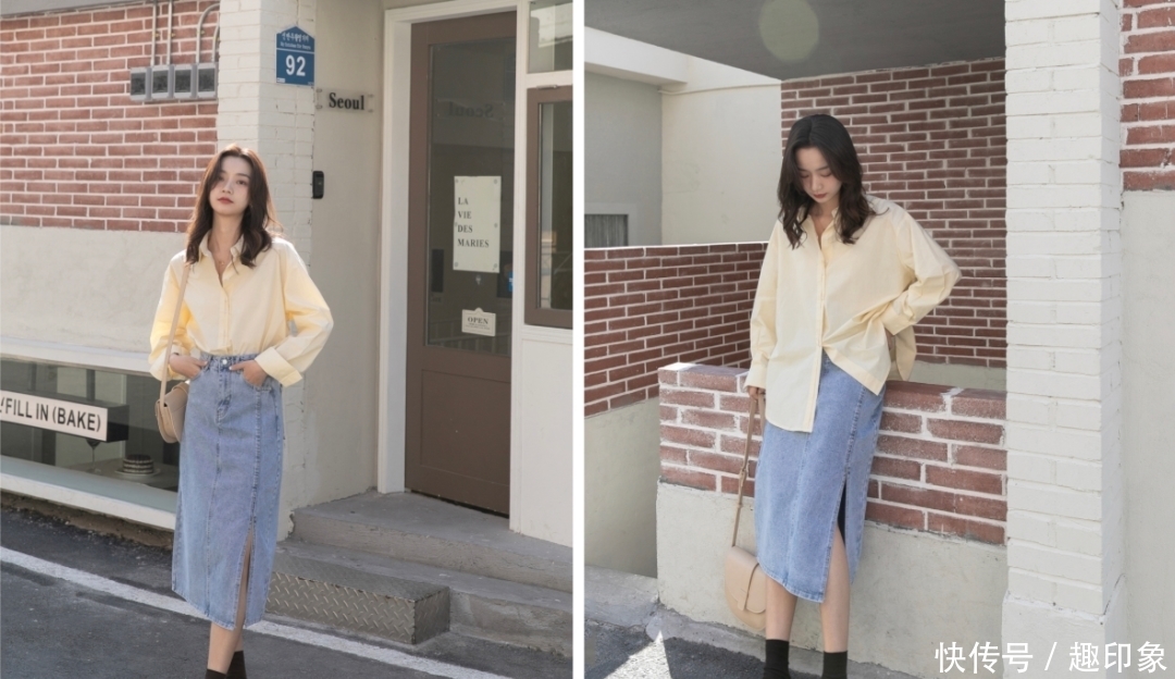 薄卫衣+半裙、衬衫+马甲，这才是今春最潮穿搭