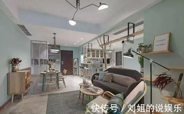 餐厅|客厅、餐厅和厨房全开放式设计,好一个宽敞、清爽、惬意的家