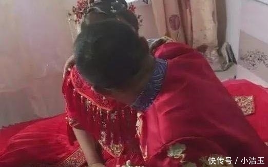 新郎接新娘，掀开新娘头纱的时候吓得后退两步，这是哪里的老妖婆