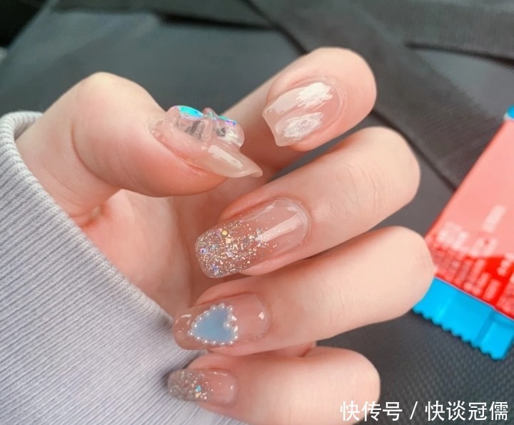 晕染|今春流行的温柔风美甲,凸显气质又跟这个季节契合,氛围感十足