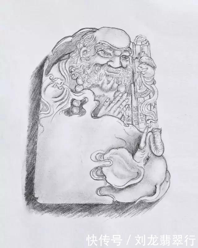 玉雕师的灵感,一块有裂的翡翠,竟然神奇地刻出骑象罗汉尊神!