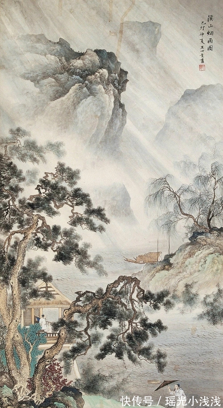 山水画家@天妒英才!一位在世45年的著名山水画家