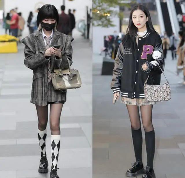 肉感|别再穿堆堆袜了! 街拍达人更爱穿“丝袜”, 高级又显瘦, 很吸睛