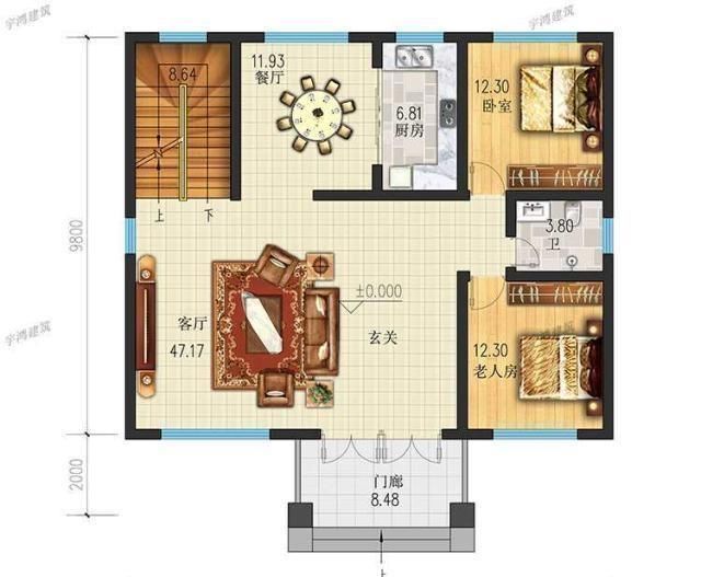 别墅|3款全新农村别墅,小面积低造价,适合农村的才是最好的