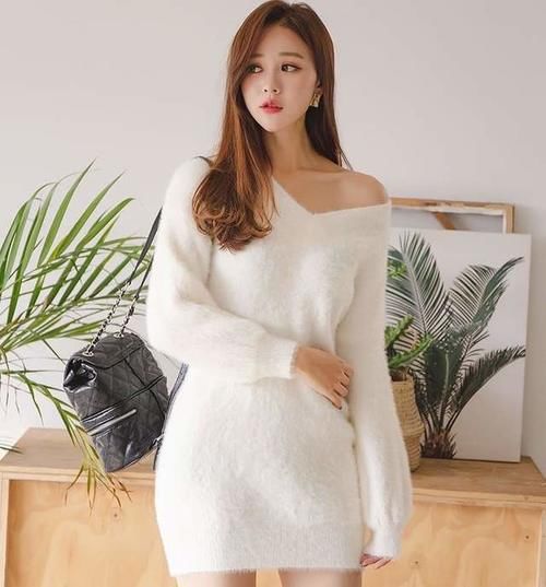 毛衣裙千万别这么穿，巨时髦