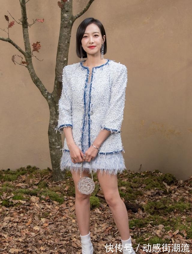 时尚|小香风外套怎么穿美配牛仔裤时尚又显年轻，好酷