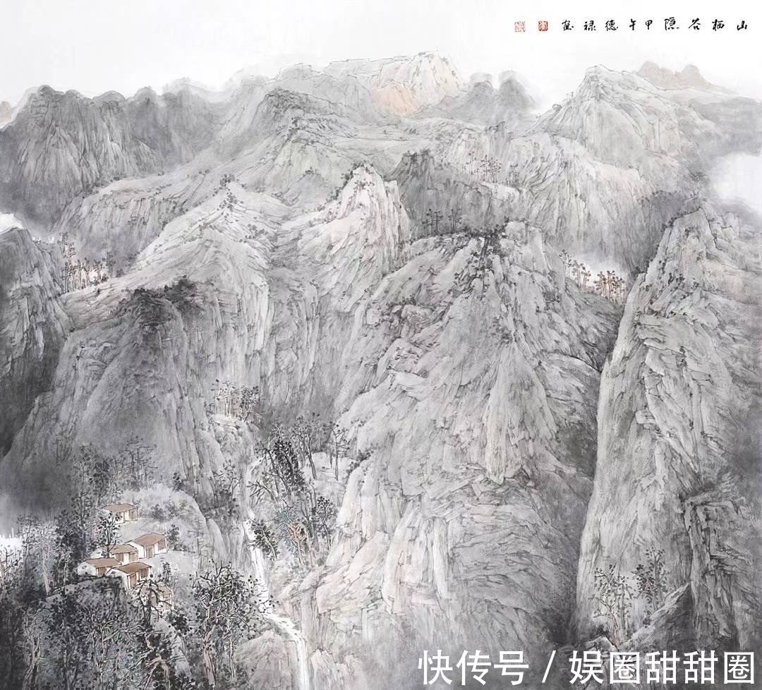 幅幅|李德禄山水画作品集,幅幅都美不胜收、气势磅礴